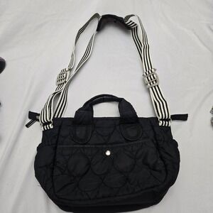 Coaroo 5 Way Balance Bag Quilted Black Korean Utility Mom Bag Convertible